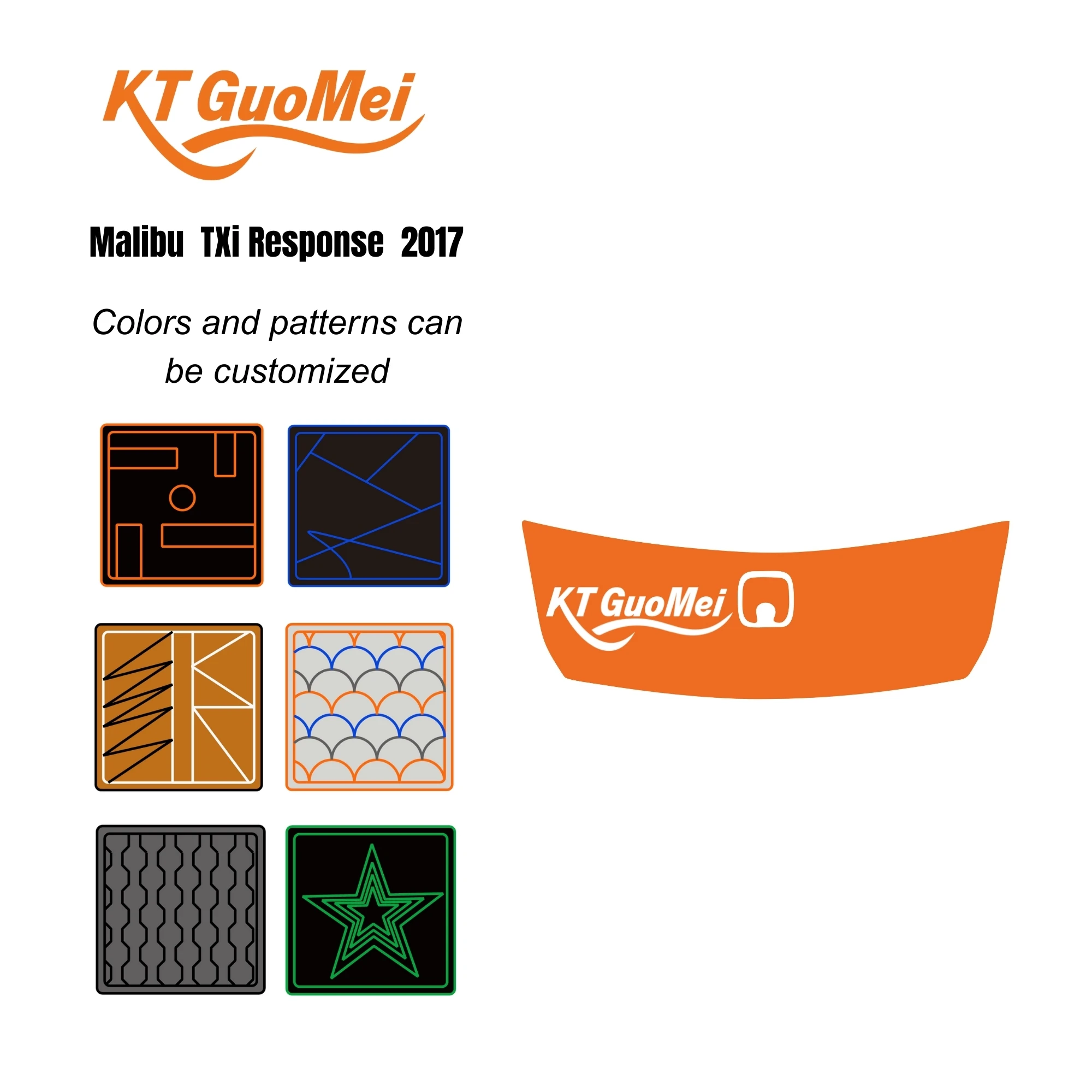 STLF KT GuoMei Malibu XTi Response 2017 Model Customized Drawing EVA Foam Boat Flooring Double Layer Marine Mat Accessories for