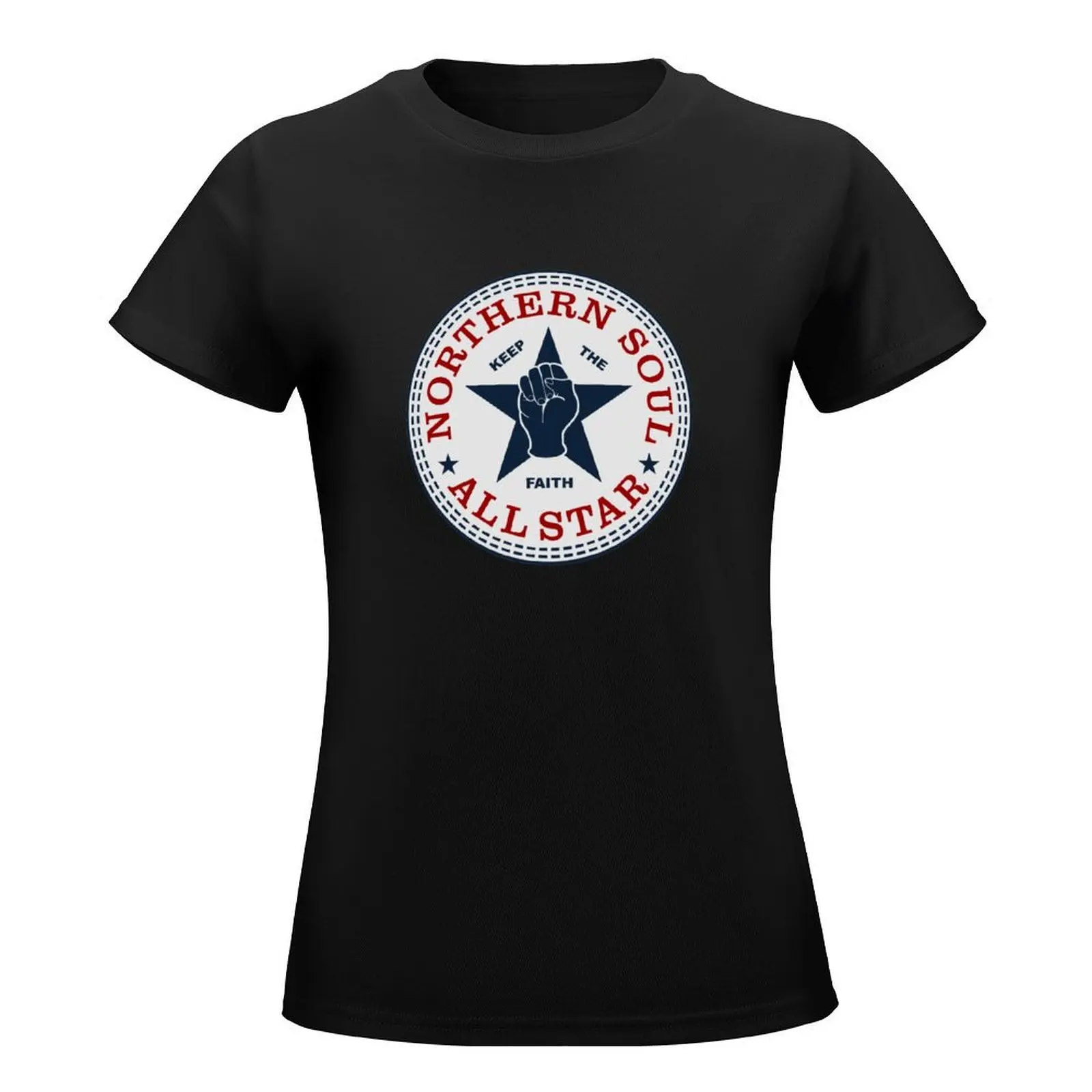 All Star Northern Soul Parodie T-Shirt Hippie Kleidung koreanische Mode Tops koreanische Frauen kleider