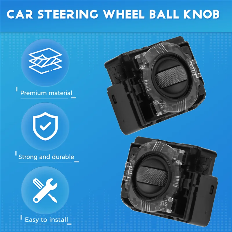 

Car Steering Wheel Ball Knob Volume Adjustment Switch 1094965 1094966 For Tesla Model 3 2015-2019 Multifunction Button