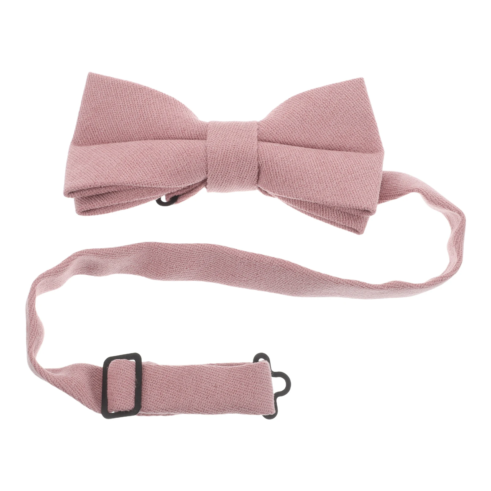 

Children Bow Tie Adjustable Cotton Ties for Suit Pink Toddler Performance Pre Tied Kids Banquet Graduation Photos