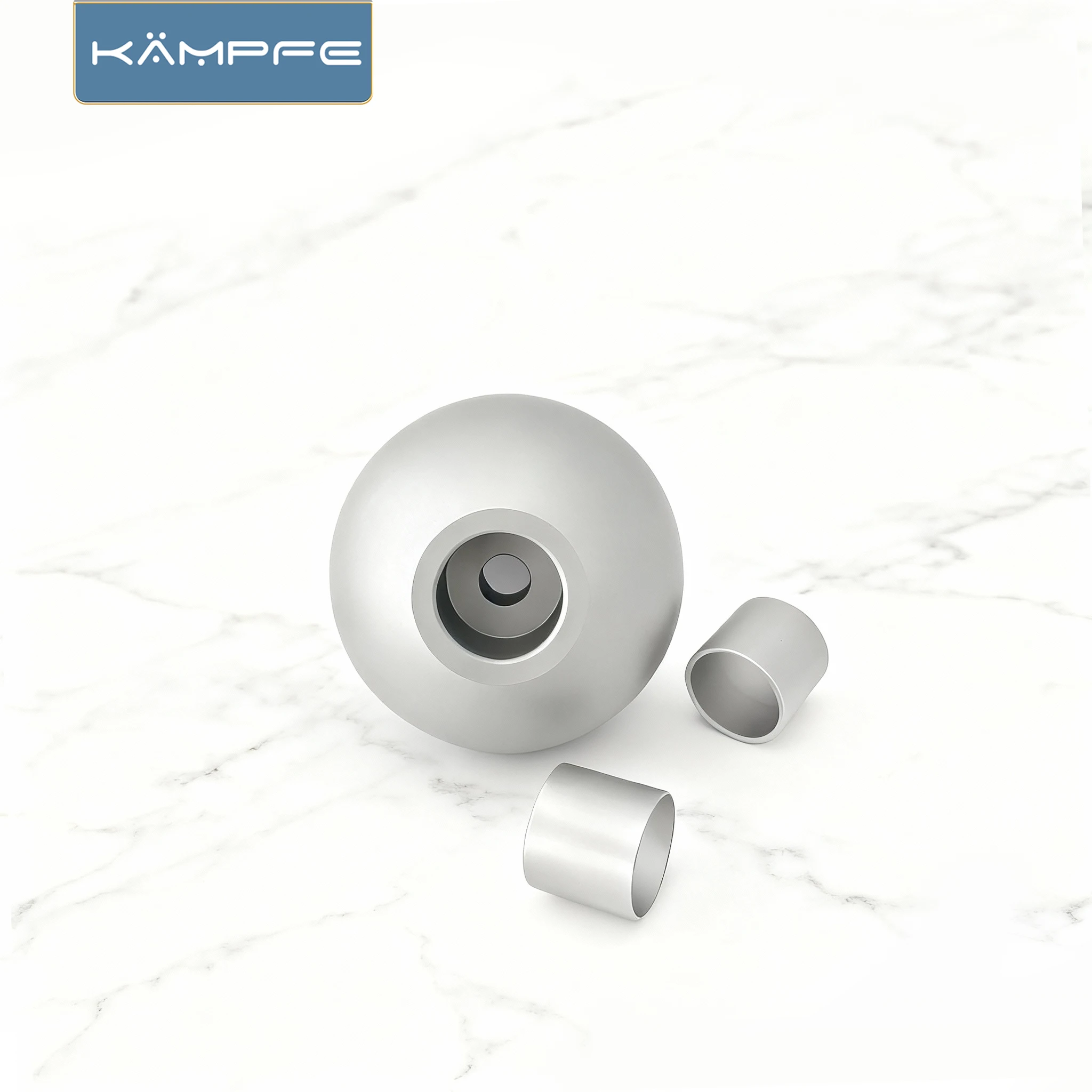 KAMPFE CNC machining Aluminum base Mens Shaving Safety Razor Stand  for Applicable to a variety of shaver handles view 4