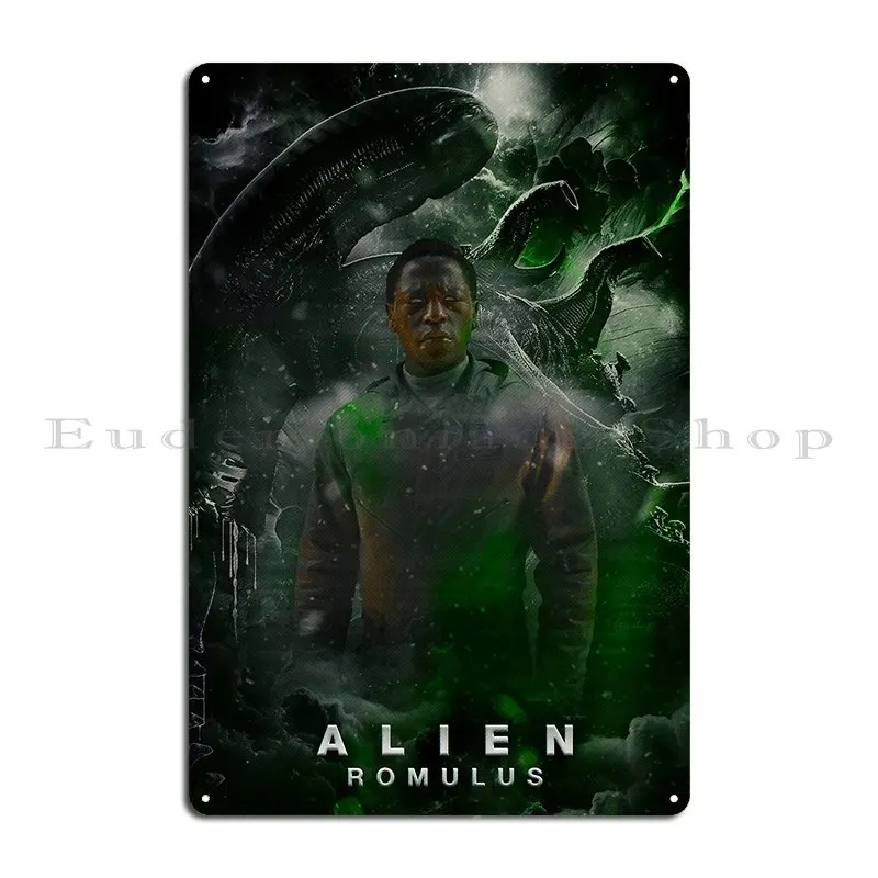 Alien Romulus Peek A Boo Metal Sign Pub Plates Design Retro Poster Customize Tin Sign Poster