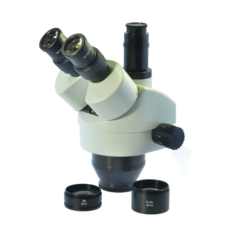 7-45 times continuous variable magnification microscope microscope double arm large bracket