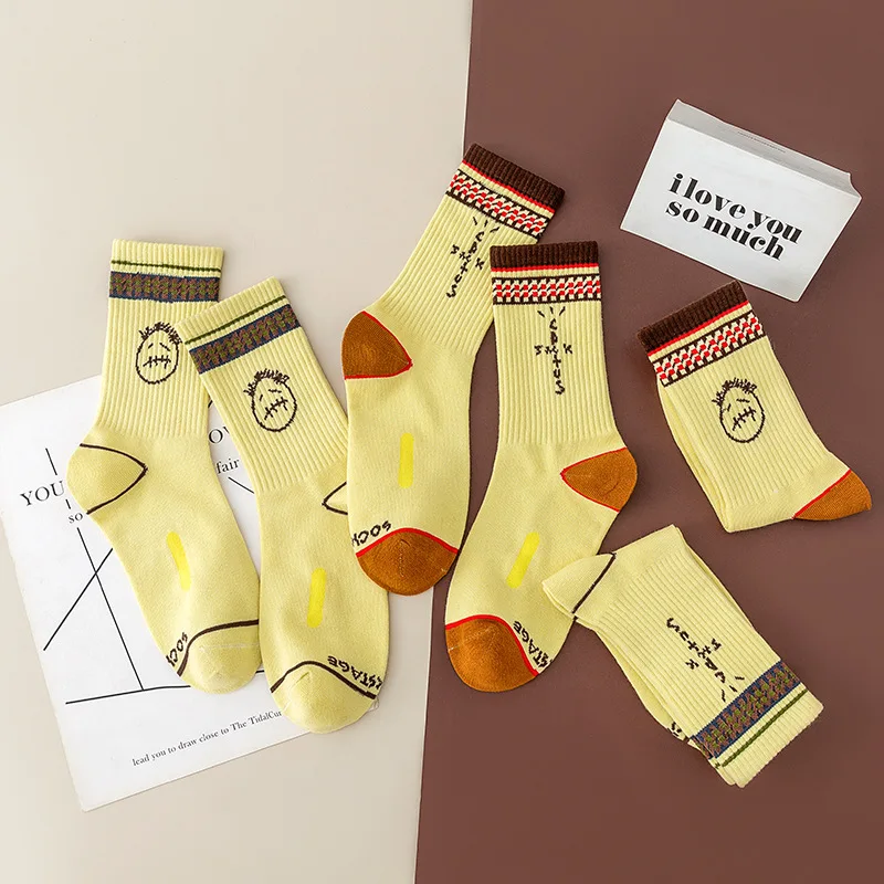 Herrensocken Cactus Jack Skate Neue SCHWARZE Crew-Socken Mode Bandanas Lustige Streetwear Hip Hop 27-Stil Herrengeschenke – Detail 28