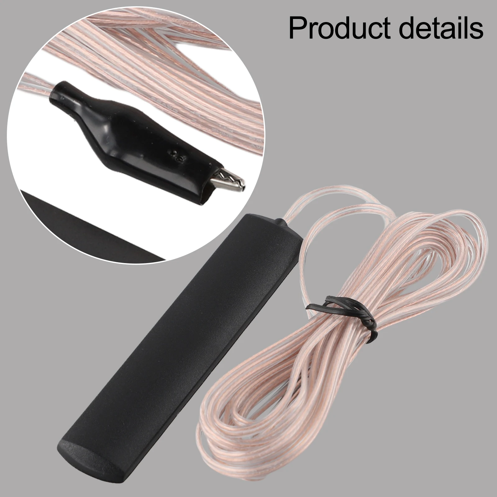 Home Indoor FM Radio Antenna Signal Booster Compatible with Telescopic Antennas for Improved Stereo Reception and Stable Signal