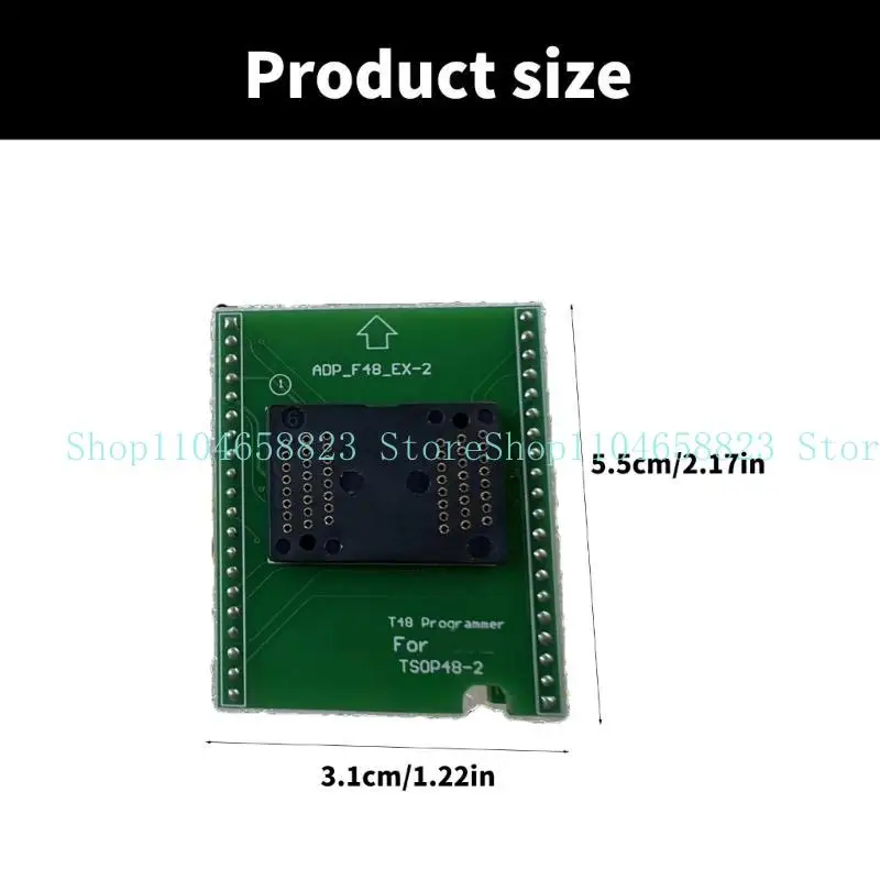 Прочность ADP_F48_EX-2 TSOP48 T48 Разъем для программирования для адаптера T48 TL866 3G Электронный ремонт Программаторы считывателя NAND