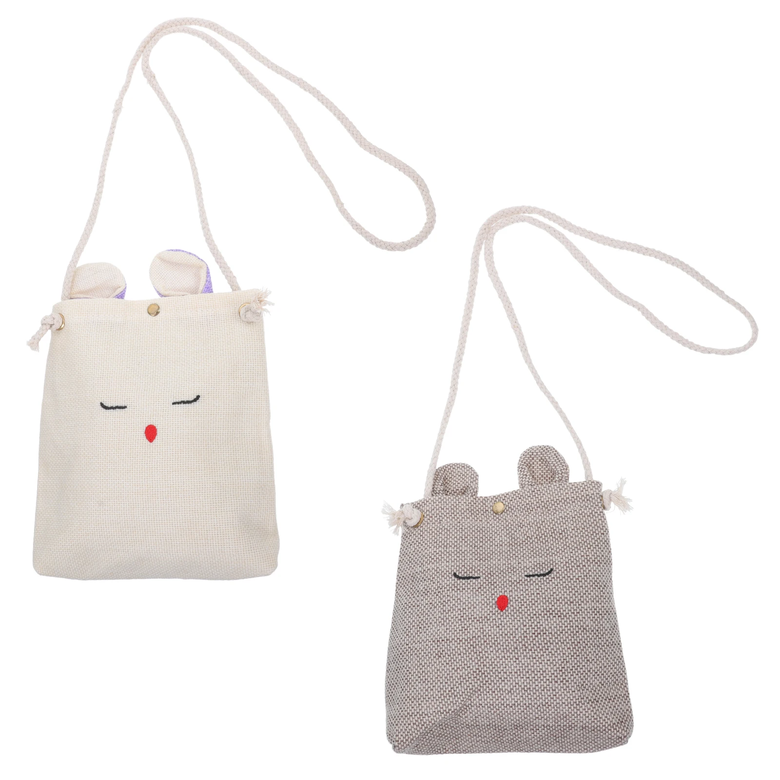 

2PCS Kalimba Bag Lightweight Canvas Small Size Washable Storage Mbira Thumb Piano Pouch Portable Kids Student Case Gig