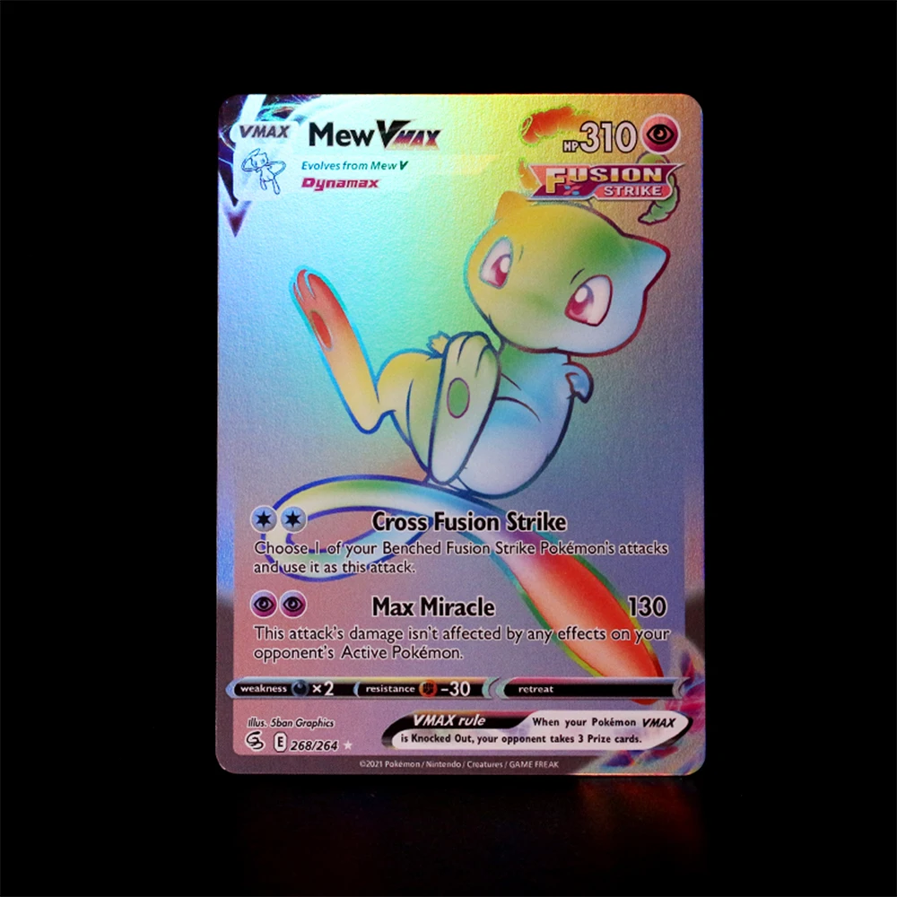Прокси-карты Pokémon PTCG DIY Cards Коллекция PKM Настольные игры panic-271 Пробуждение-175 Fairy wind-SV76 Leafeon-167 Strike-268