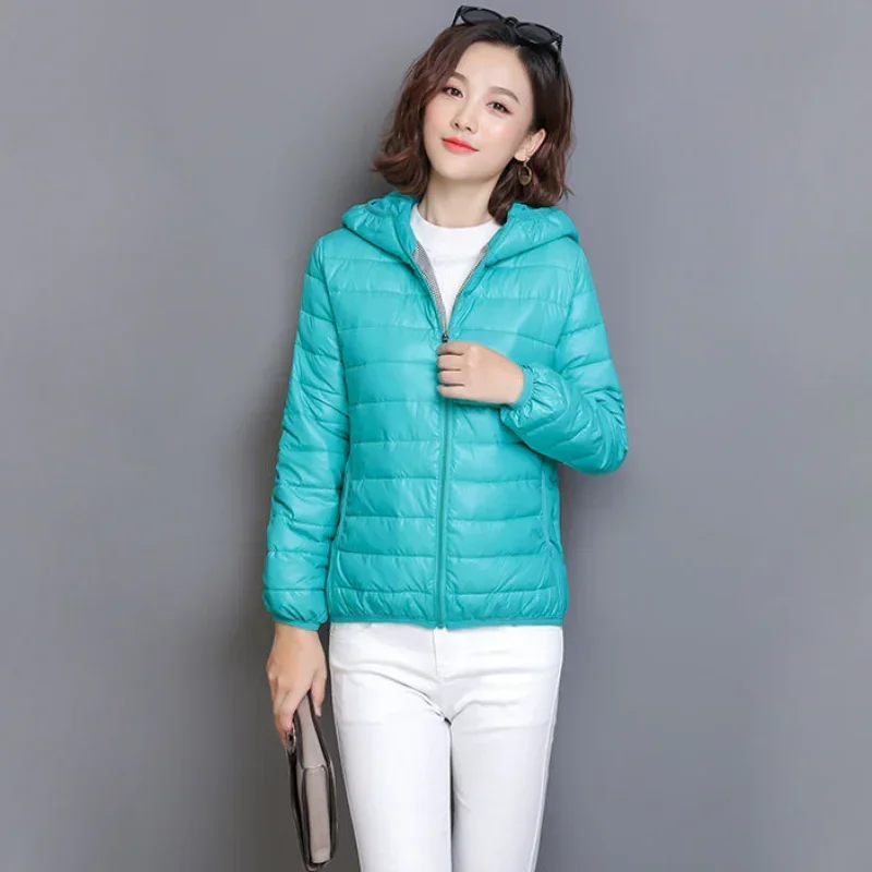 Quilted Jackets Padded Lady Parka Lightweight Slim Fit Women\'s Cotton Coat Elegant Youthful Loose Casual Modern High Quality Hot