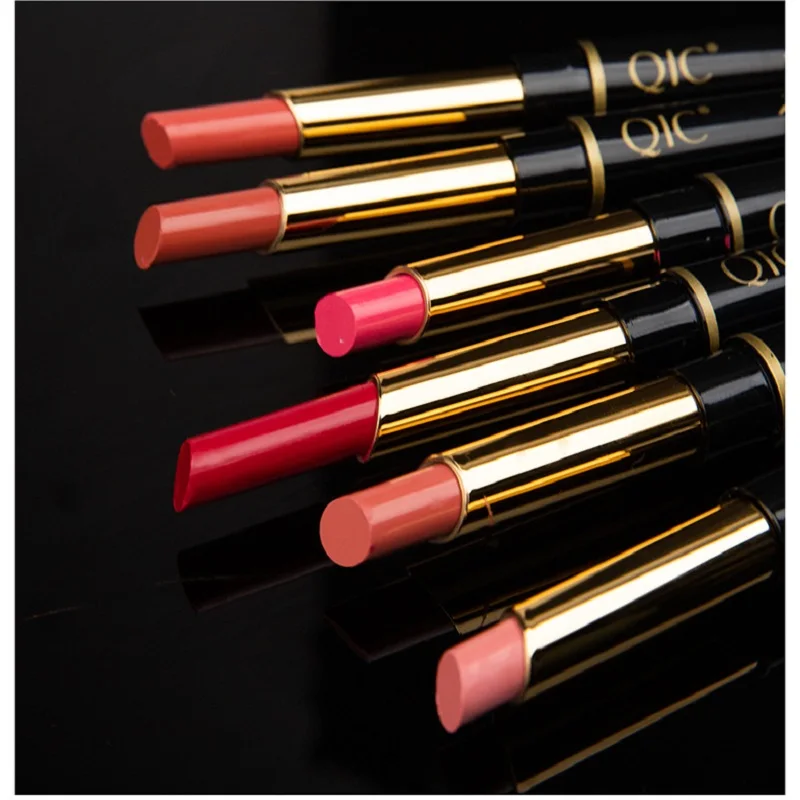 2 w 1 szminka konturówka do ust matowa, mocno pigmentowana, wodoodporna, długotrwała, nieprzywierająca, podwójnie kończona makijaż ust