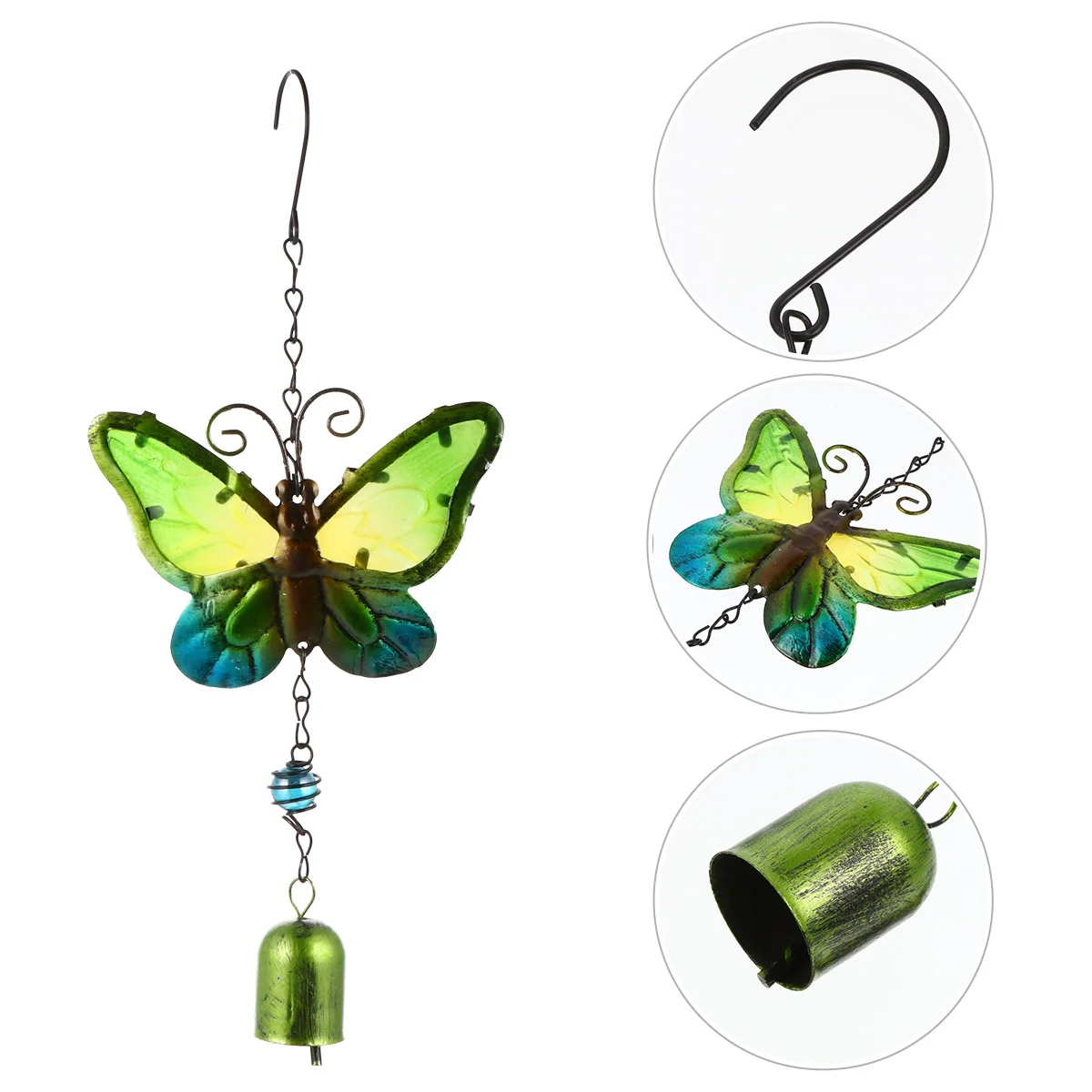 

1Pcs Wind Chime Pendant Creative Style Garden Balcony Porch Outdoor Hanging Windbell Calming Decoration Wind Chime