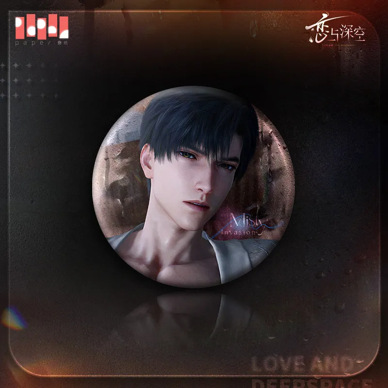 Love and Deepspace Sky The Translucent Invasion Series Tin Badges Cosplay Costumes Gifts