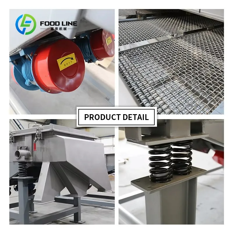 Custom explosion proof linear vibrating screener safe vibro separator for starch spice powder material screening food workshop