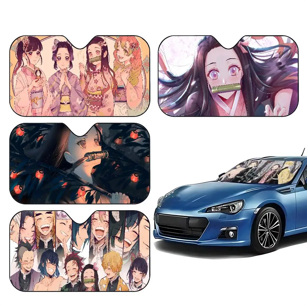 

Аниме D-Demon Slayer автомобильный солнцезащитный козырек автомобильные солнцезащитные чехлы универсальный складной козырек для ветрового стекла