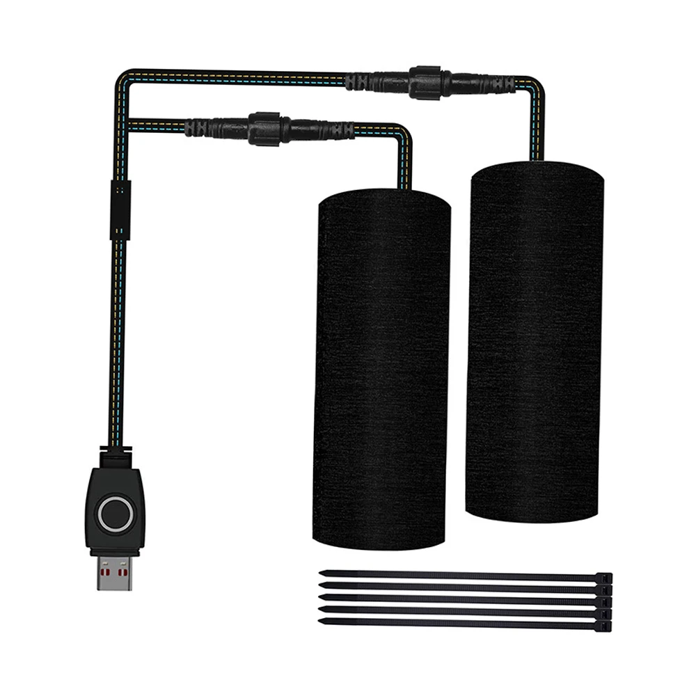 

Motorcycle Electric Heated Grips Pads 5V 3 Gear Winter Heating Grip Waterproof Electric Heated Handlebar Grip Cover Heater