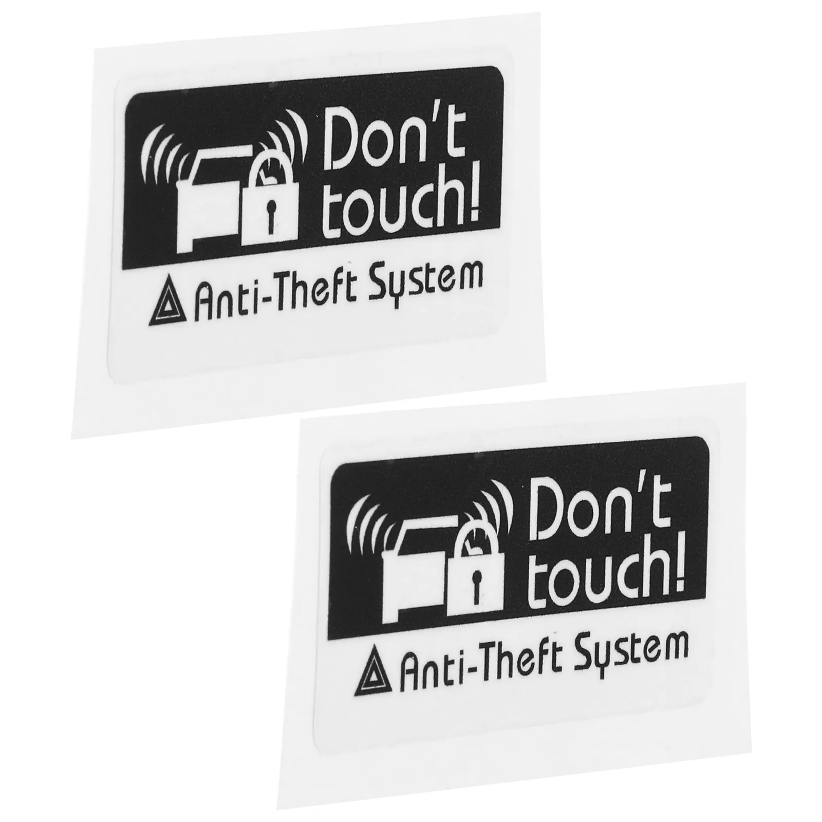 adesivo-de-aviso-para-porta-de-carro-2-pecas--nao-toque-antifurto-decalque-de-seguranca-veicular-A-prova-de-intemperies-impermeavel-deterrente-a-roubo-facil-de-aplicar-e-remover