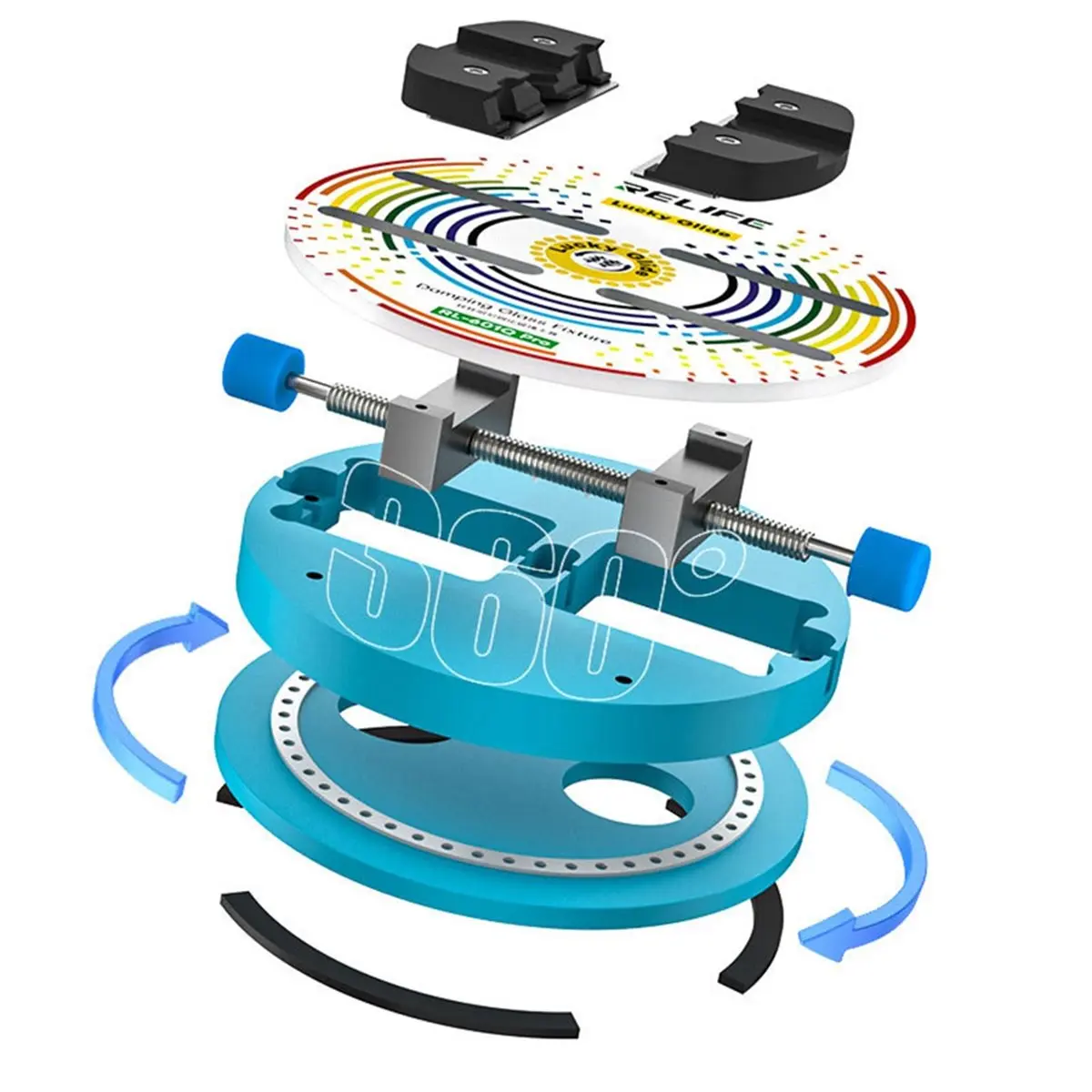 618 Mega Sale RELIFE RL-601Q Pro 360° Rotating Fixture for Mobile Phone Motherboard Repairs