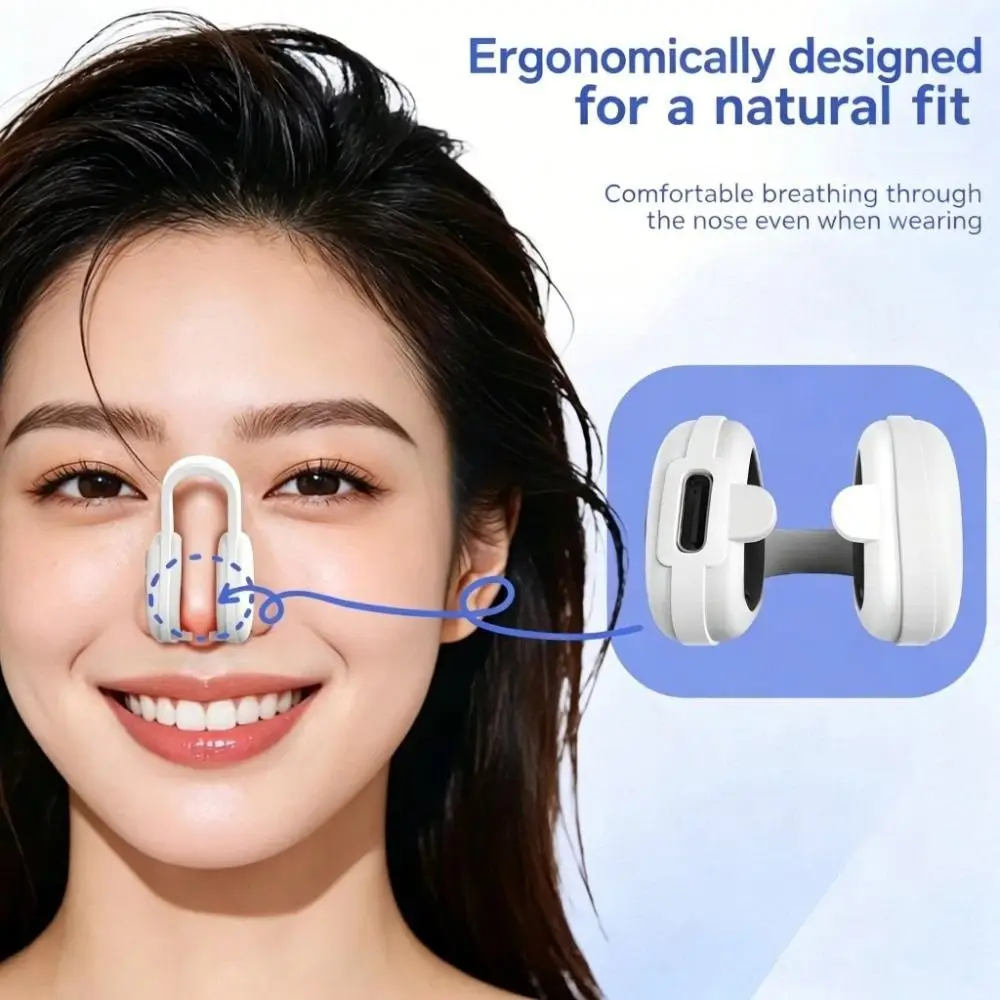 EMS Micro Current Nose Shaper Device Electric Clip Frame Pulse Mode Electric  Clip Taper  Function Lift Nose Shape