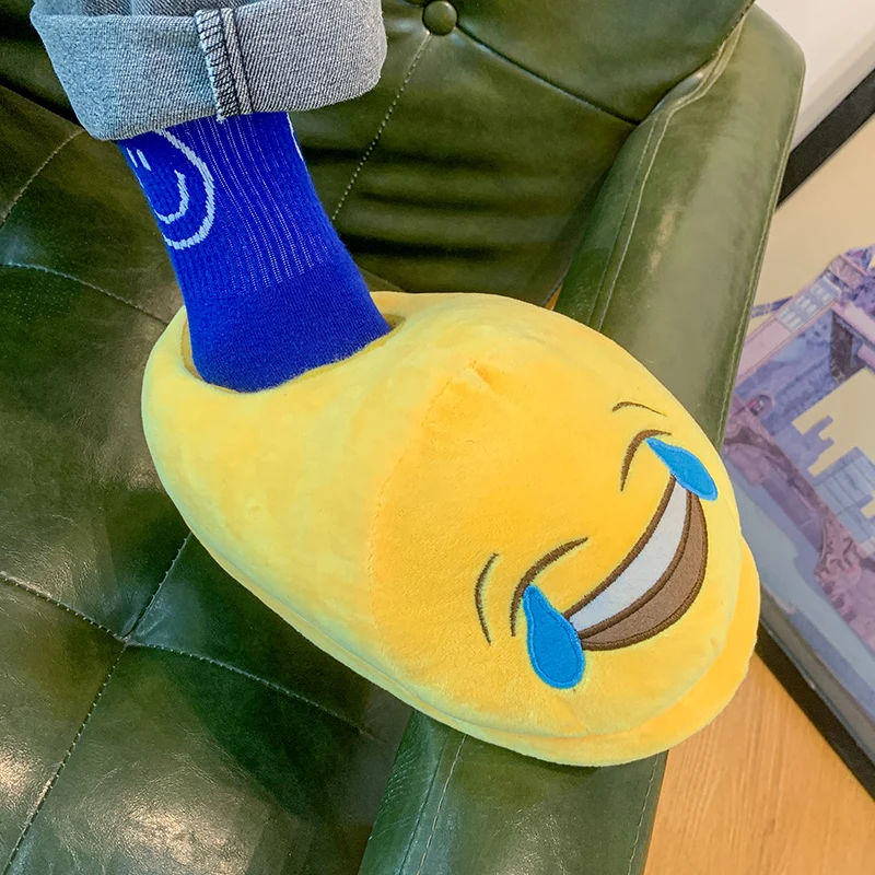 Winter Männer Warme Innen Lustige Flip-Flops Weichen Boden Hause Unisex Pelz Rutschen Nette Frauen Hausschuhe Plüsch Humorvolle Flache Schuhe Cartoon