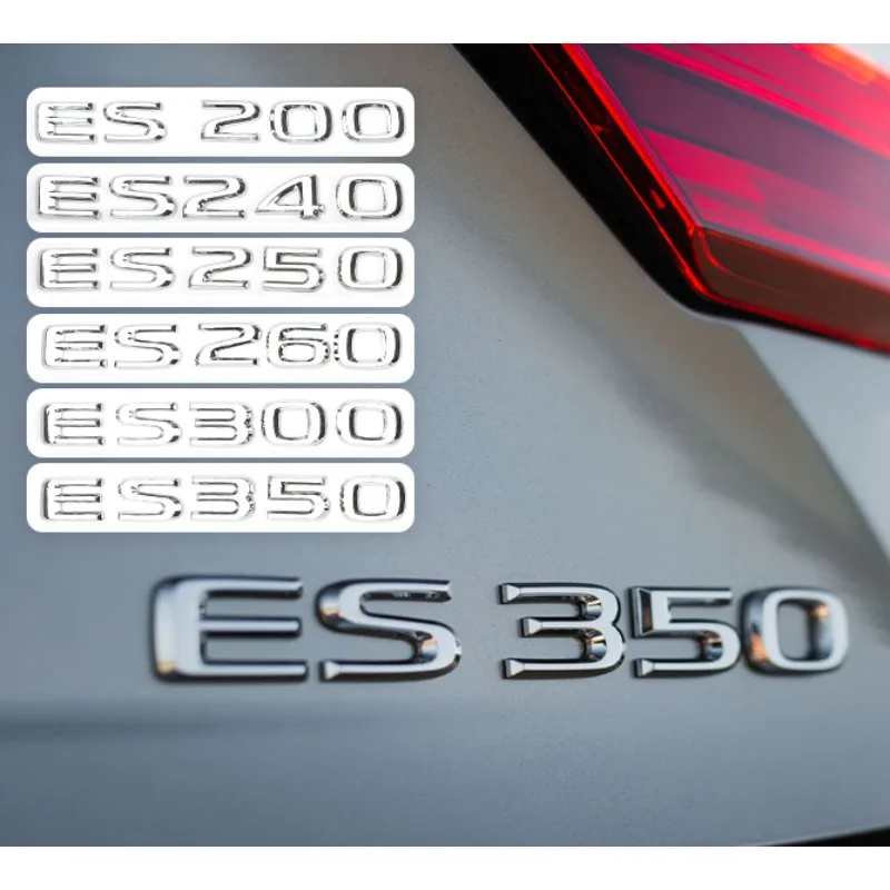 

FOR Lexus ES200 ES240 ES250 ES260 ES300 ES350 ES300h Rear Trunk logo ABS modified upgraded letter logo