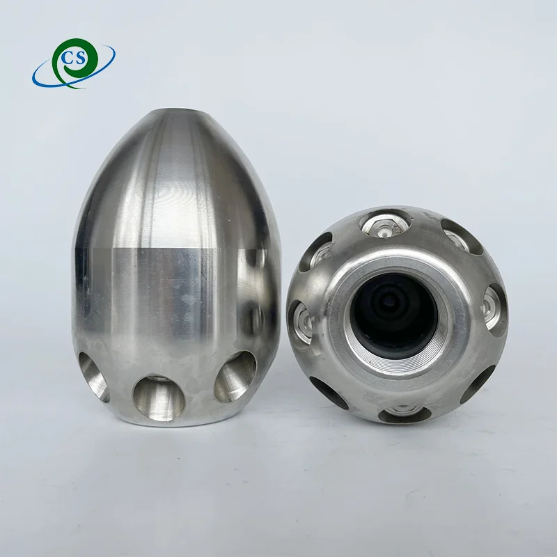 

1" High Pressure Sewer Jetting Nozzles High Pressure Washer Accessories Stainless Steel Nozzle