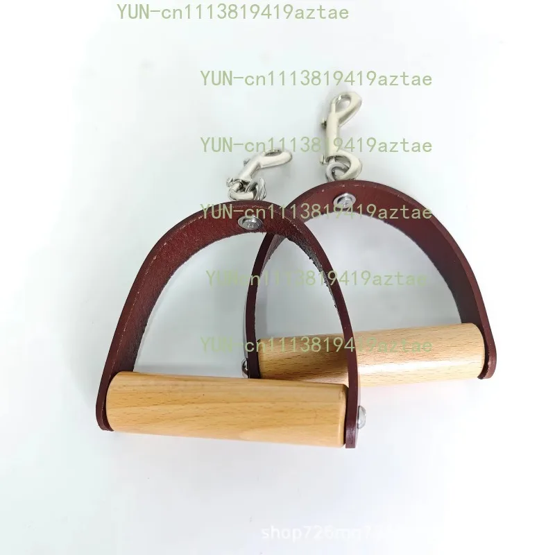 Classical  Leather Handle Grip, Replacement Strap Handle for  Reformer Fitness Equipment, Gym Training Accessory