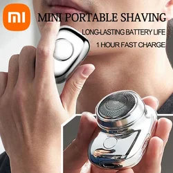 Xiaomi Men's Electric Shaver Pocket Size Washable Mini Electric Shaver Rechargeable Portable Cordless Shaver Facial Beard