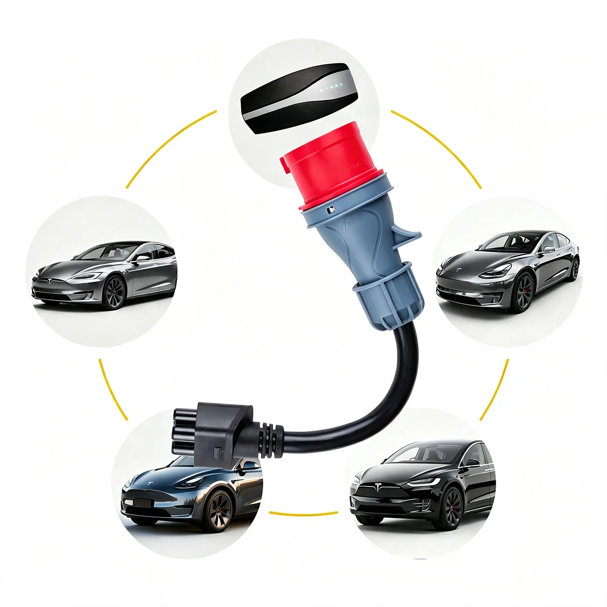 3-adriges 5-poliges CEE-Adapte – Ev Charger Adapter Bewertung und Preis