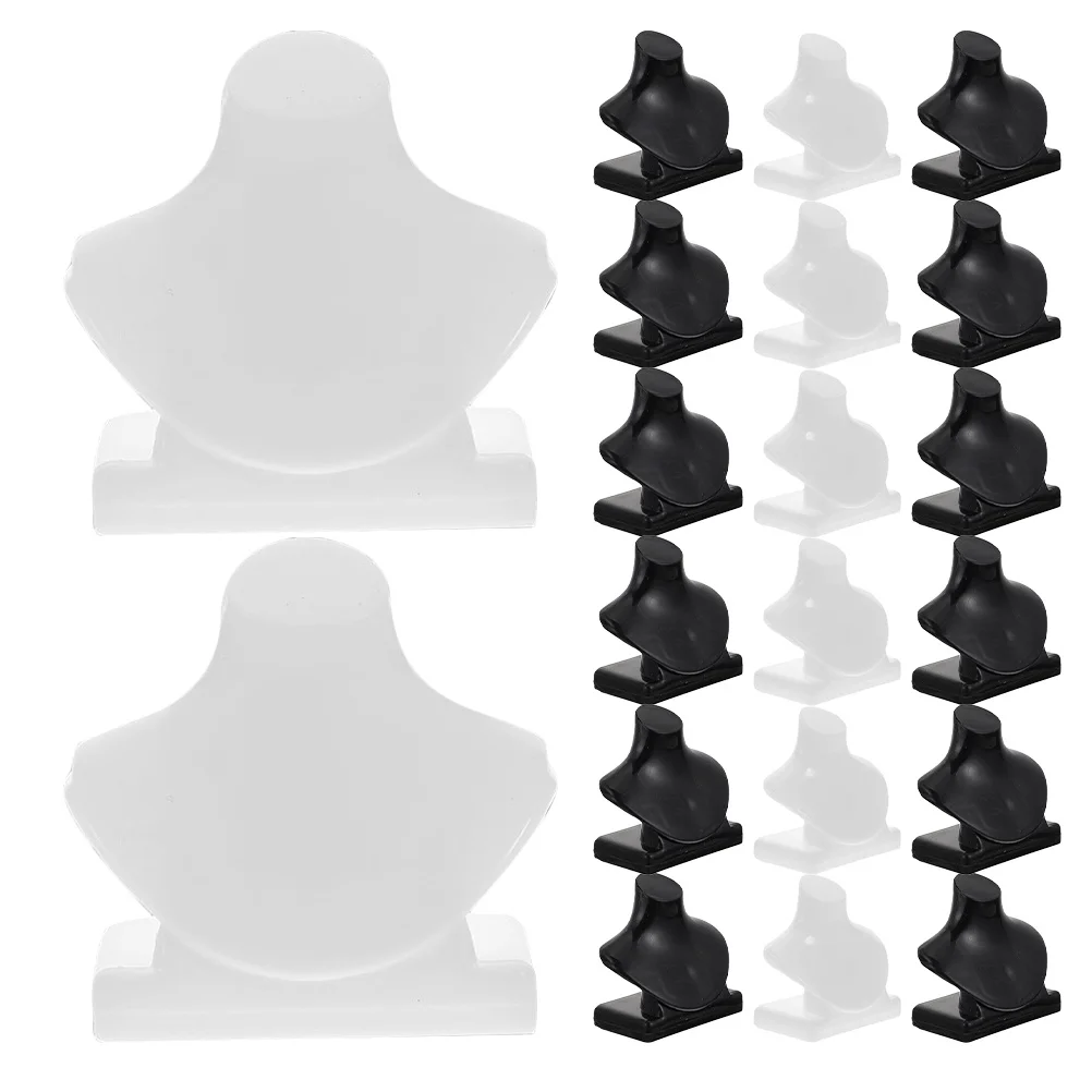 40 pezzi in miniatura per casa delle bambole, porta gioielli, porta collane, piccolo espositore per gioielli, organizer decorativo in miniatura per bambini