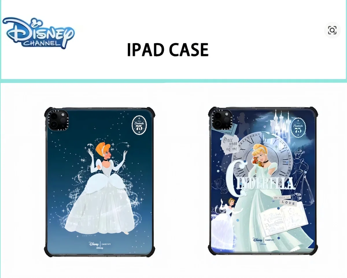 

CASETiFY Cinderella 75th Anniversary Collaboration for IPad Air 4 5 Mini 4 5 6 Pro 11 2022 2020 11Inch 7th 8th 9th 10.2 10th