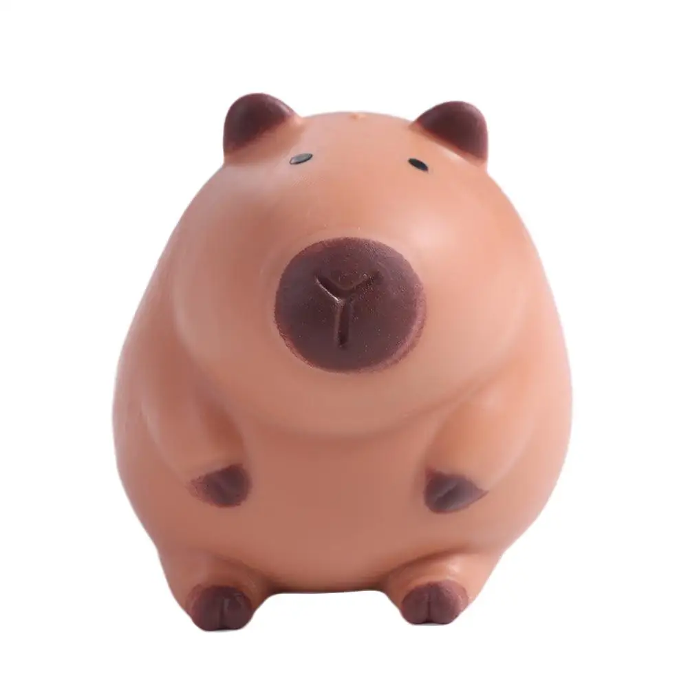 Cartoon Animal Capybara Squeeze Toy Soft Novelty Capybara Slow Rebound Toy Creative Cute Simulation Capybara Decoration