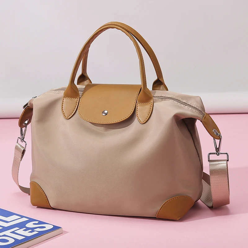 

Large Capacity Women Handbag Black, Waterproof Fabric Shoulder Crossbody Bag