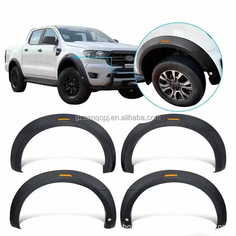 

4X4 Wheel Arch LED Fender Flares ACC for ford Ranger T9 2023+ ABS Body Kit Exterior Car Accessories Bumper