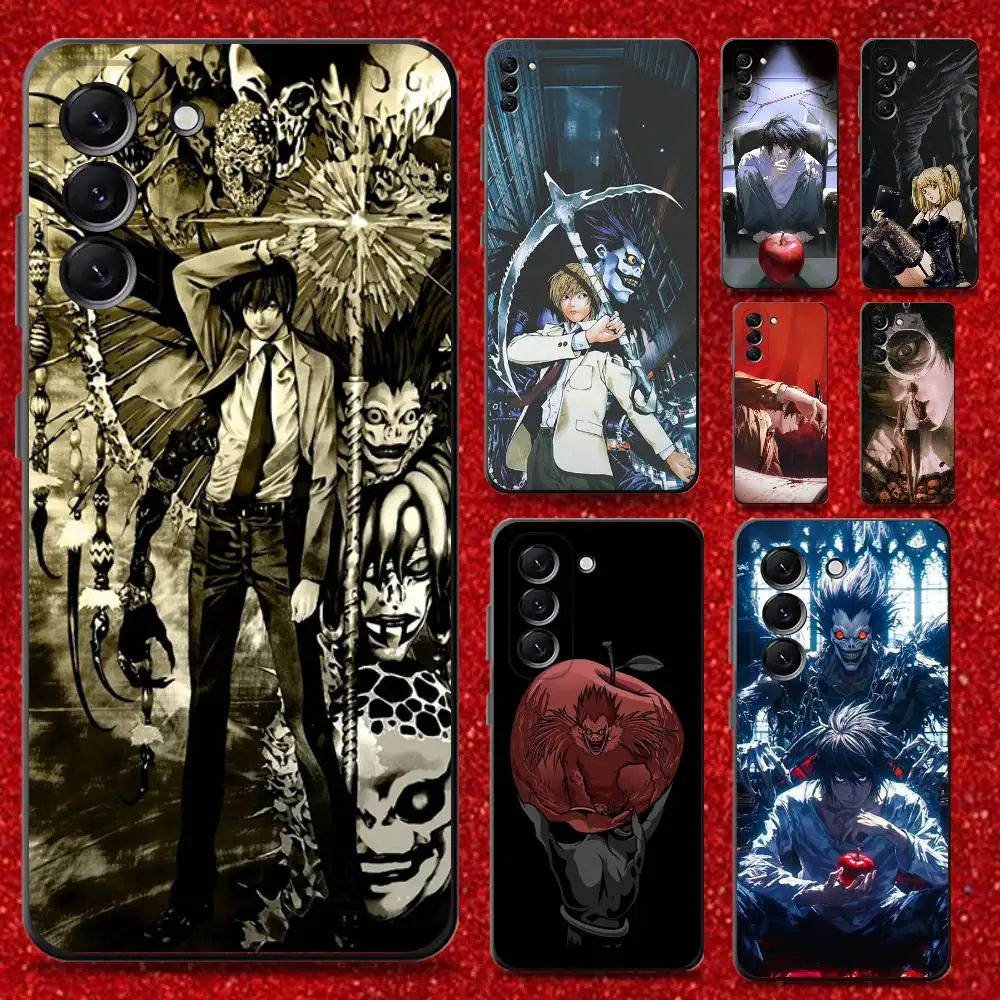 

Anime D-death Note Phone Case For Samsung Galaxy A13,A21s,A22,A31,A32,A52,A53,A71,A80,Soft Black Shell