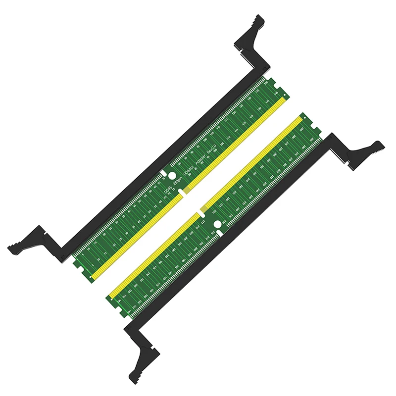 Karta zabezpieczająca pamięć DDR5 U-DIMM 288Pin do komputera stacjonarnego z długim zatrzaskiem Karta rozszerzeń DDR5 RAM Adapter karty testowej pamięci