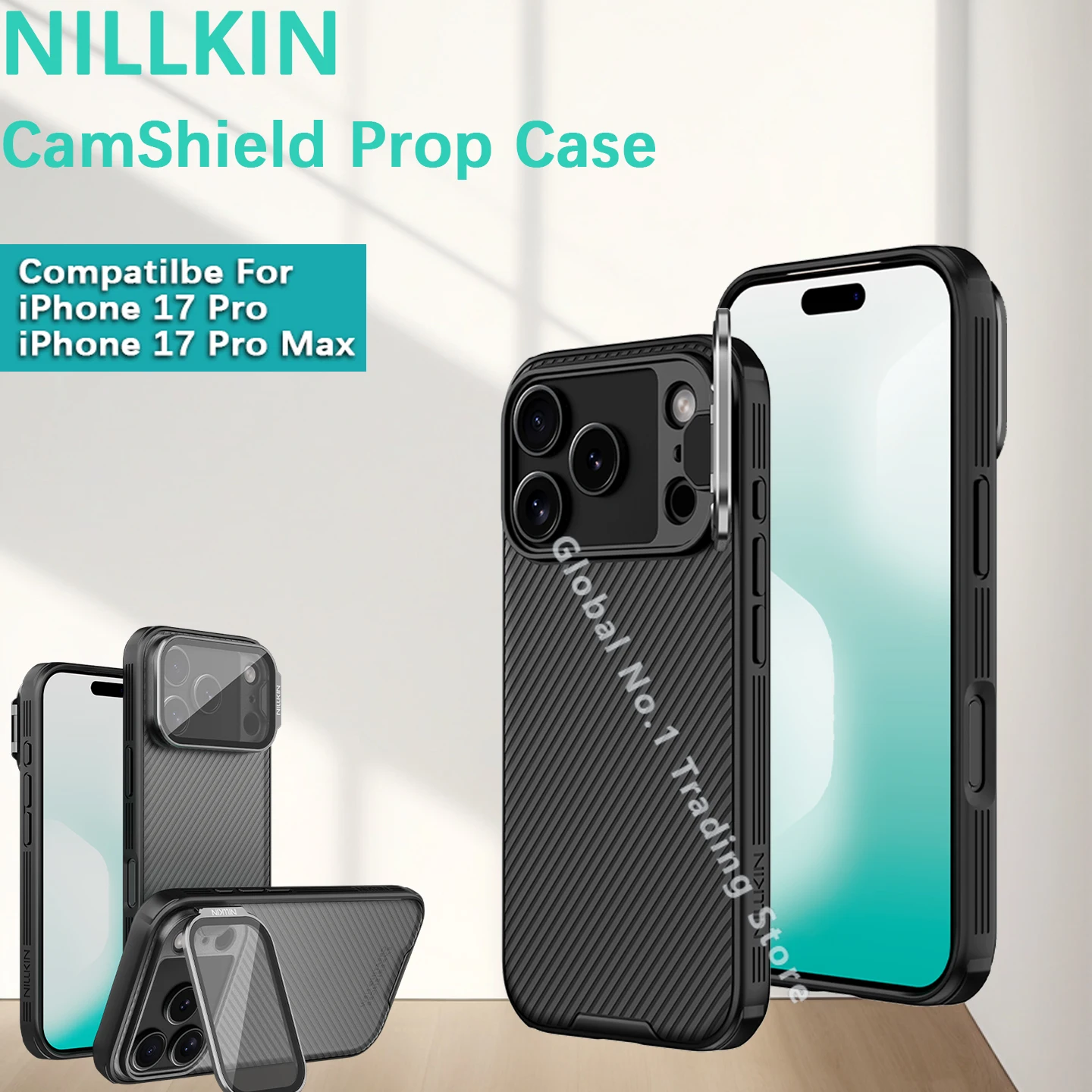 

Nillkin, совместимый с iPhone 17 Pro 17 Pro Max 5G 2025 CamShield, чехол для объектива, кронштейн, защитный чехол, чехол для телефона