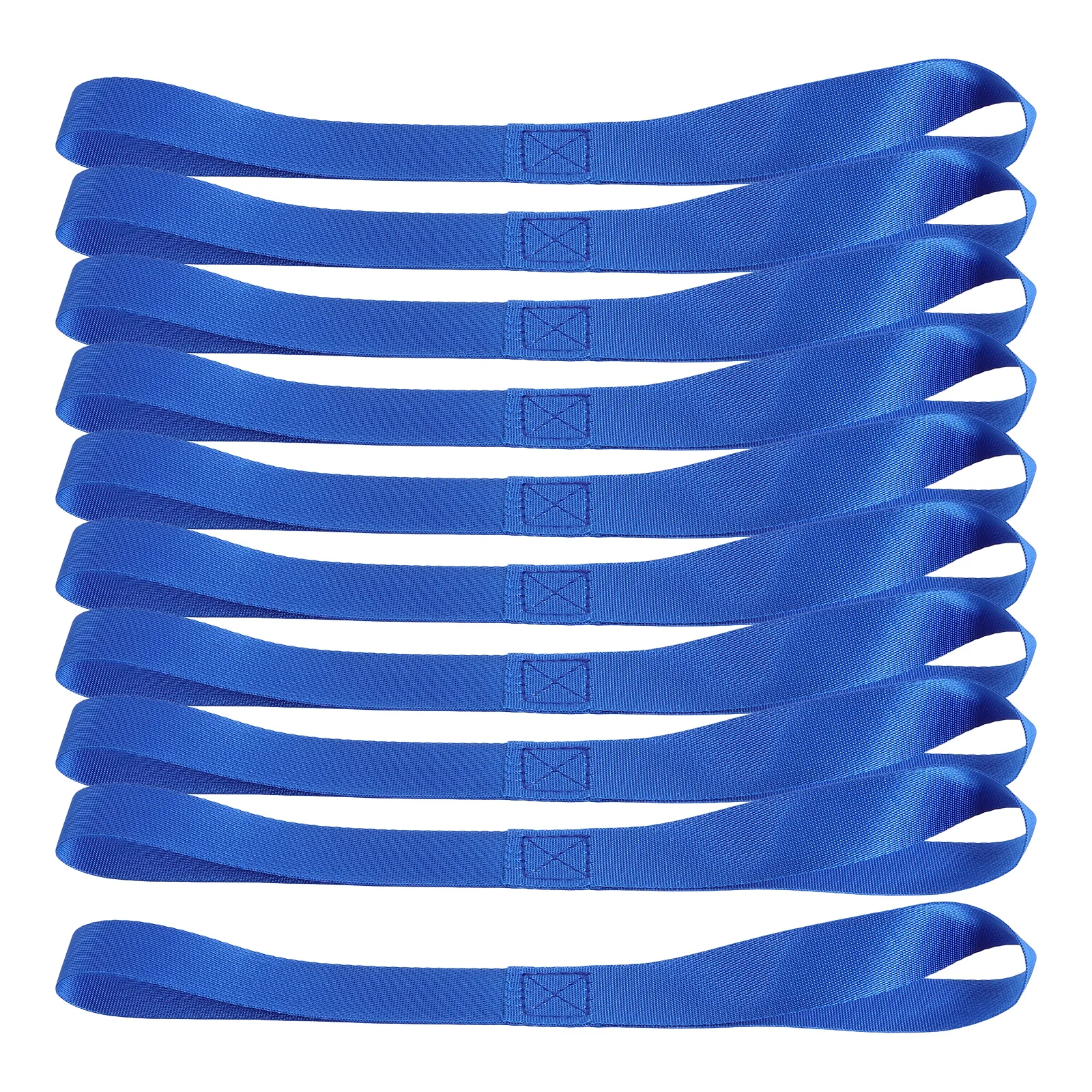 

10 Pcs Binding Rope Cargo Strap Loop Atv Tie Downs for Trailers Lace up Heavy Duty Straps Dirtbike Blue