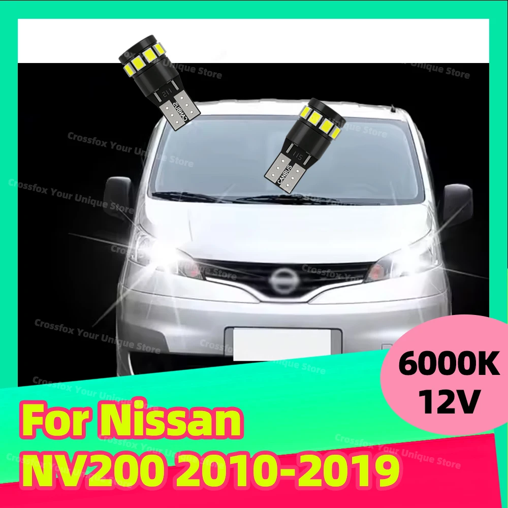 

2Pcs Led Parking Lights 6000K Clearance Lamps 12V For Nissan NV200 2010 2011 2012 2013 2014 2015 2016 2017 2018 2019 Accessories