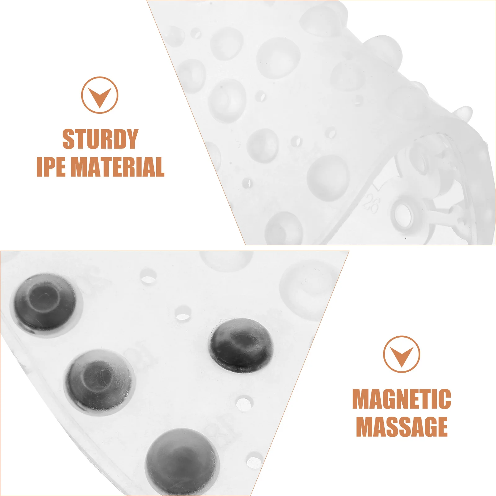 

1 Set Massage Insoles Arch Support Shoe Inserts Cuttable Breathable Sweat-Absorbing Sports Insoles Non-Slip Lightweight Foot