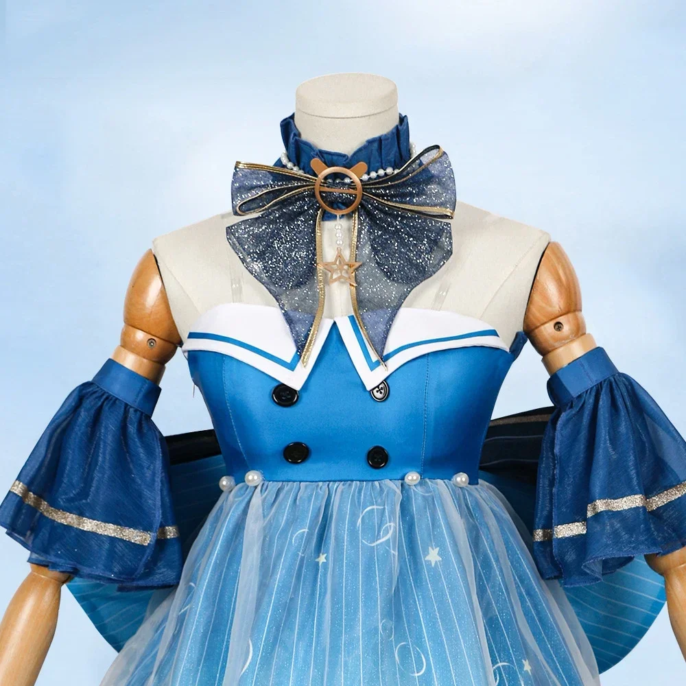 Popular Games Infinity Nikki Cosplay Costume Girl Lolita Blue Dress Princess Uniform Masquerade Carnival Party Clothes Outfit