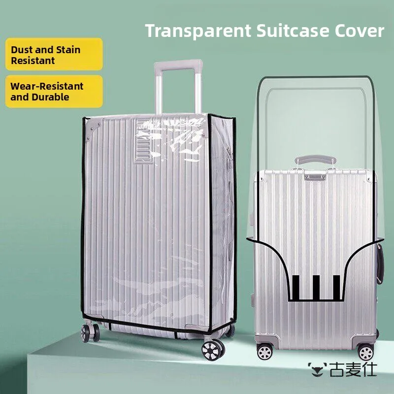 Thickened Travel Luggage Protection Cover Waterproof Dustproof Suitcase Cover for Check-in Leather Suitcase Pullman Bag