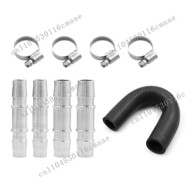 626-001 Upgraded Aluminum Engine Heater Core Bypass Kit with 5/8 