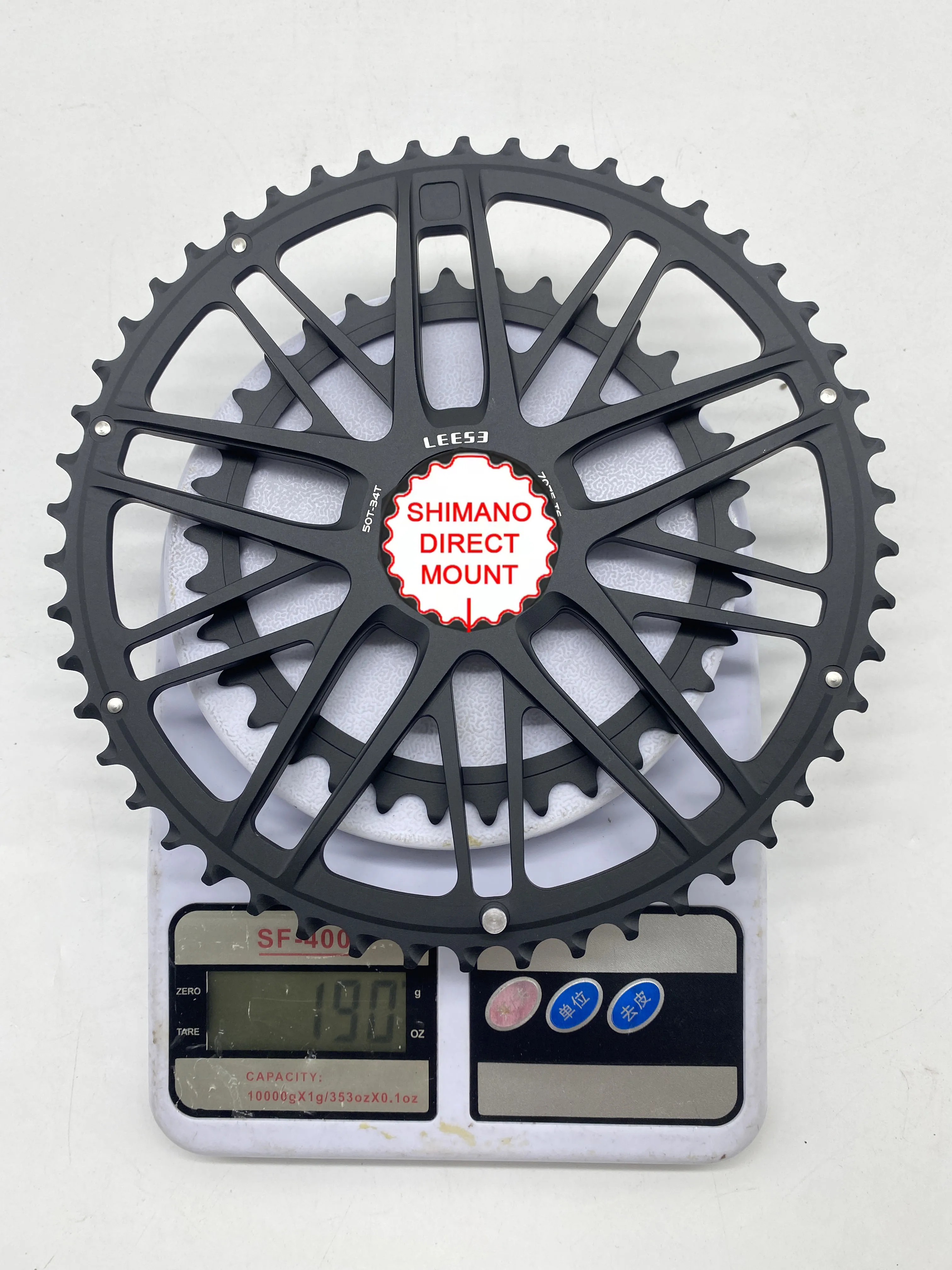 LEESE Direct Mount Double Chainring 48-32T/50-34T/52-36T/53-39T