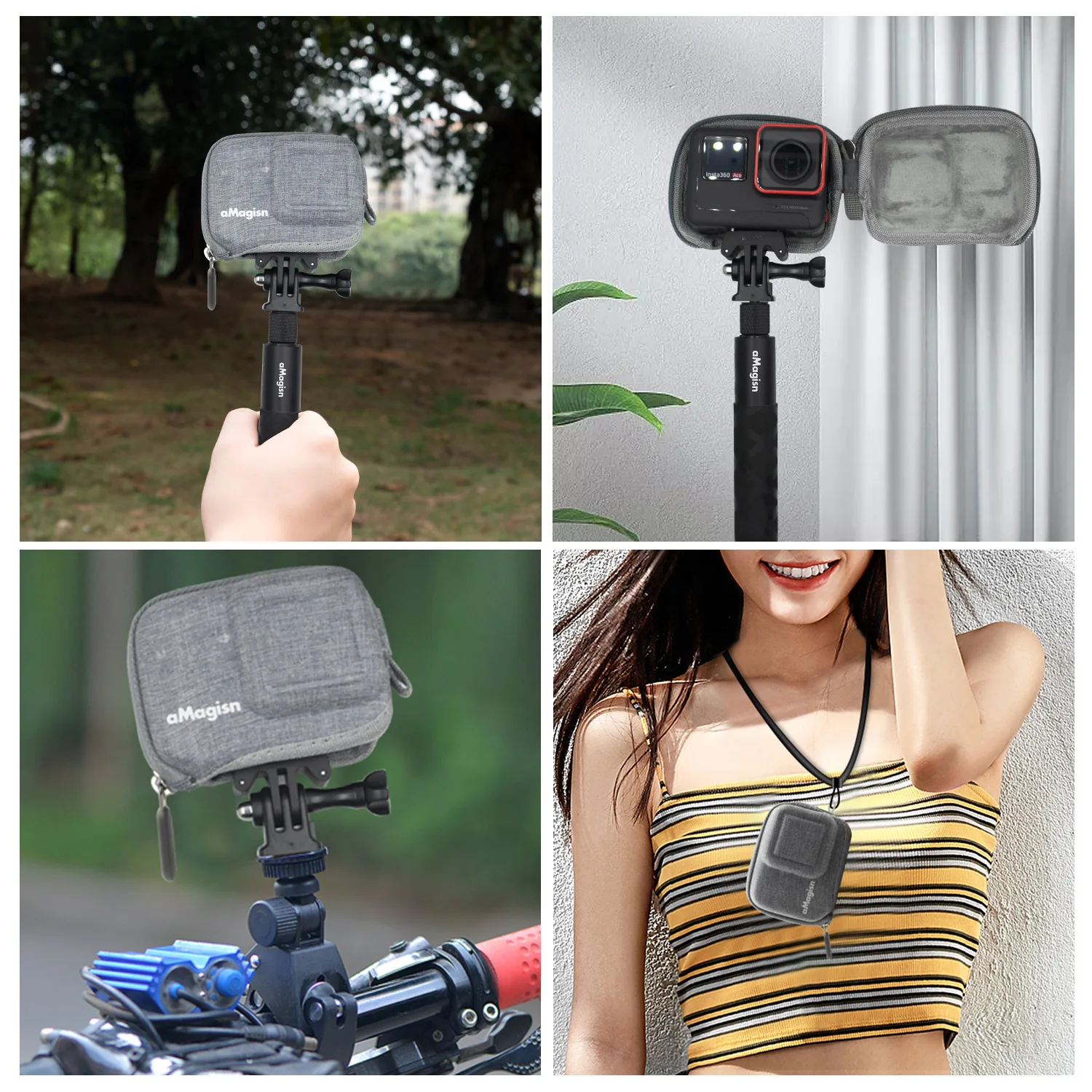 Для Insta360 Ace / Ace Pro Grey Mini Storage для Insta360 Ace чехол