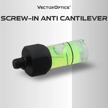 Ottica vettoriale Livella a bolla 25,4 mm/30 mm/34 mm/35 mm Adatto a supporti monopezzo e anelli di montaggio per cannocchiale Picatinny Attrezzatura softair