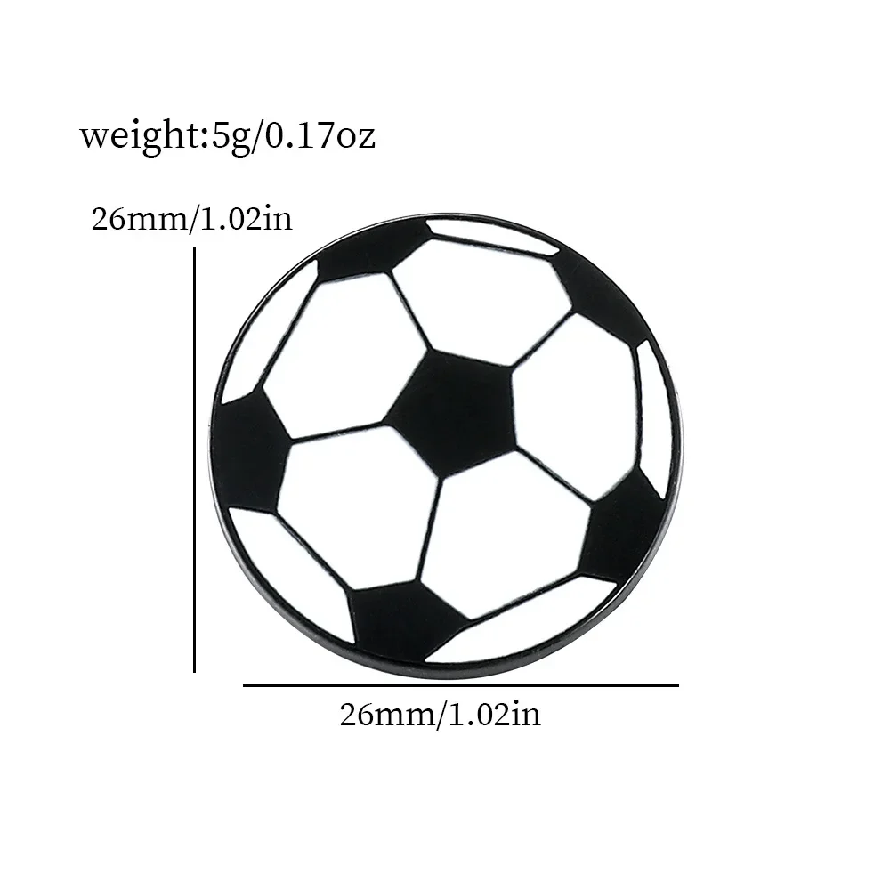 Gwiazda sportowa Jersey broszka strój piłkarski numer przypinka do klapy dekoracja ubrania akcesoria emaliowana przypinka odznaka fani biżuteria