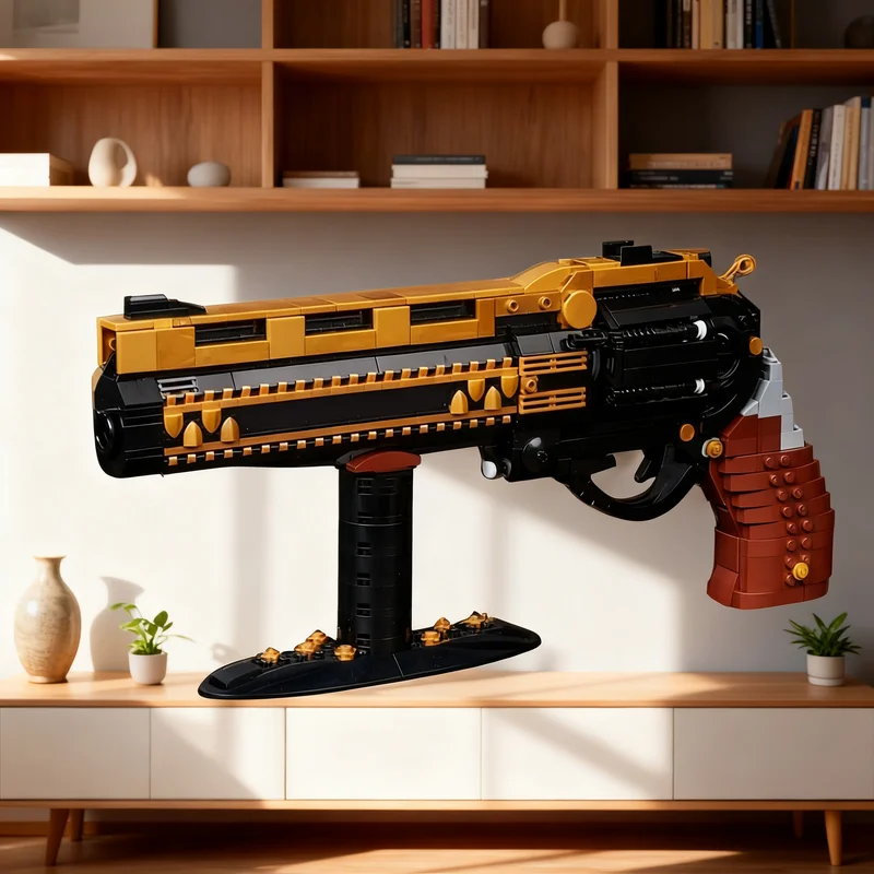 928pcs MOC Destiny 2 - The Last Word Exotic Hand Cannon Space Model Building Blocks Christmas Gift Toys Creative Collection Idea