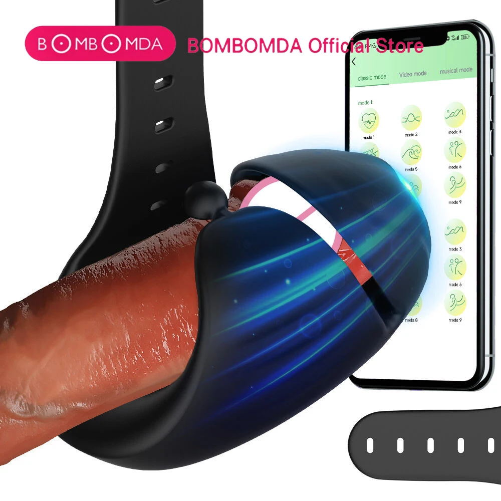 Penis Training Vibrator APP Lange Afstand Controle Kunstkut Speeltjes voor Mannen Vertraging Cockring Eikel Trainer Sex Machine