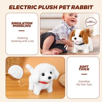 1Pc Electric Plush Simulation Dog Teddy Puppy Walking Sound Nodding Electronic Pet Toy For Christmas Gift New Year Gift 4