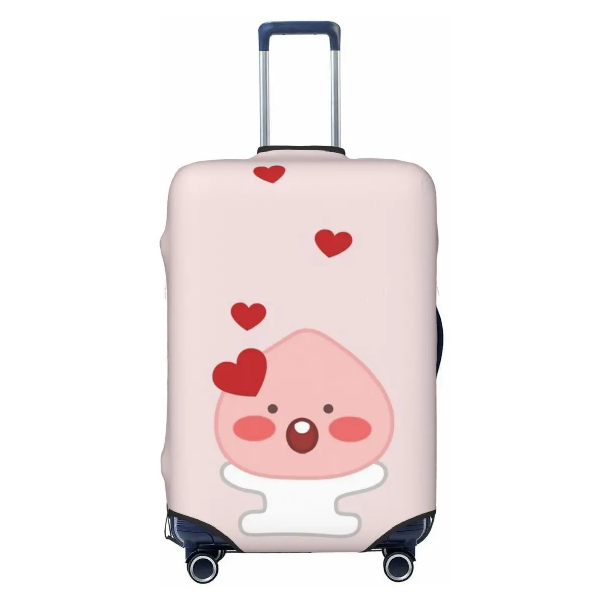 

Изготовленный на заказ дорожный чехол для багажа K-Kakaoed Apeach Heart, моющийся чехол для чемодана, подходит для 18-32 дюймов